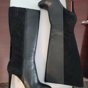 Lord and Taylor Heeled Leather Boots Size  8.5